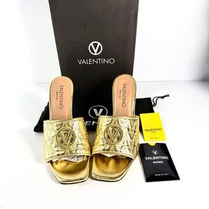 Valentino Venere Women's Gold Mules